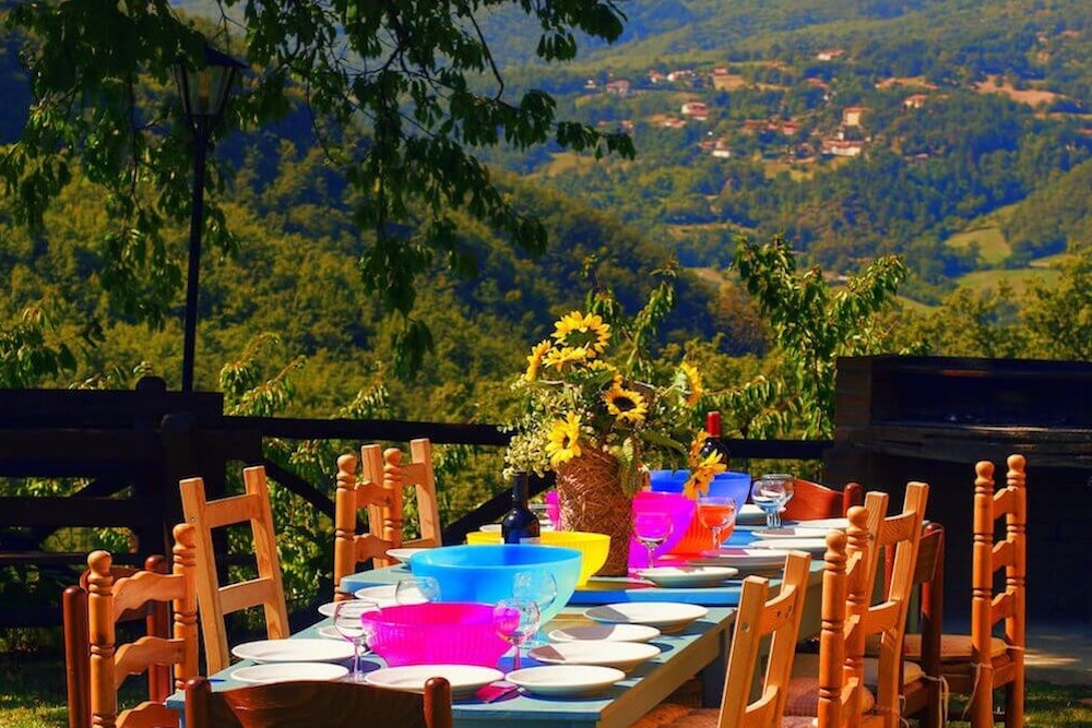 Garden Dining, Tuscany